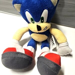 Sonic Hedgehog Jazwares Stuffed Plush 8" RARE